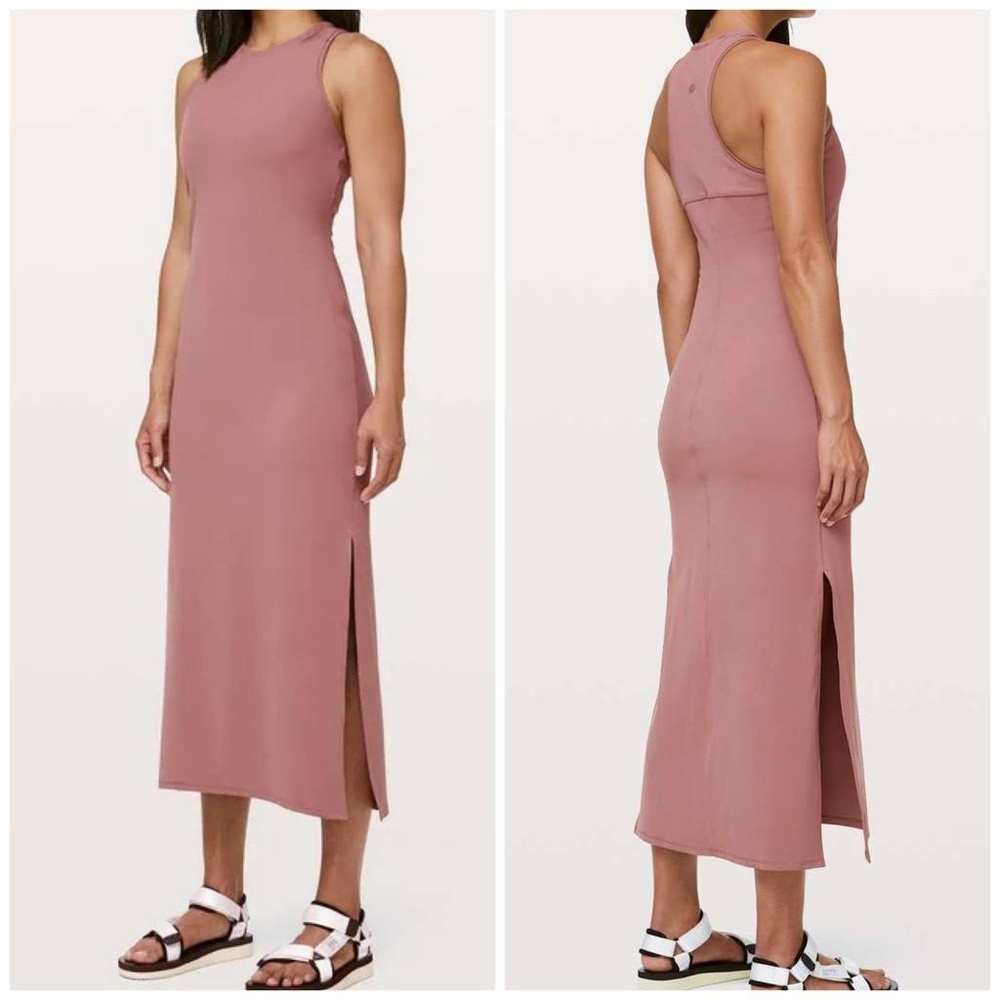 Mauve lululemon get going dress